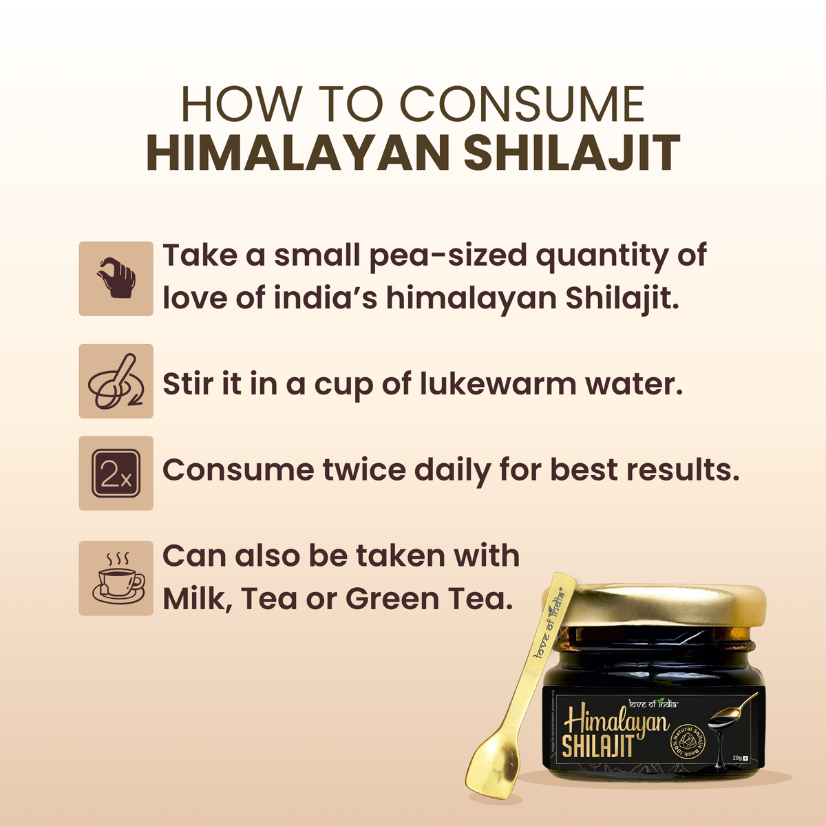 Pure Himalayan Shilajit Resin | Rich in Fulvic Acid & 85+ Minerals | 20g