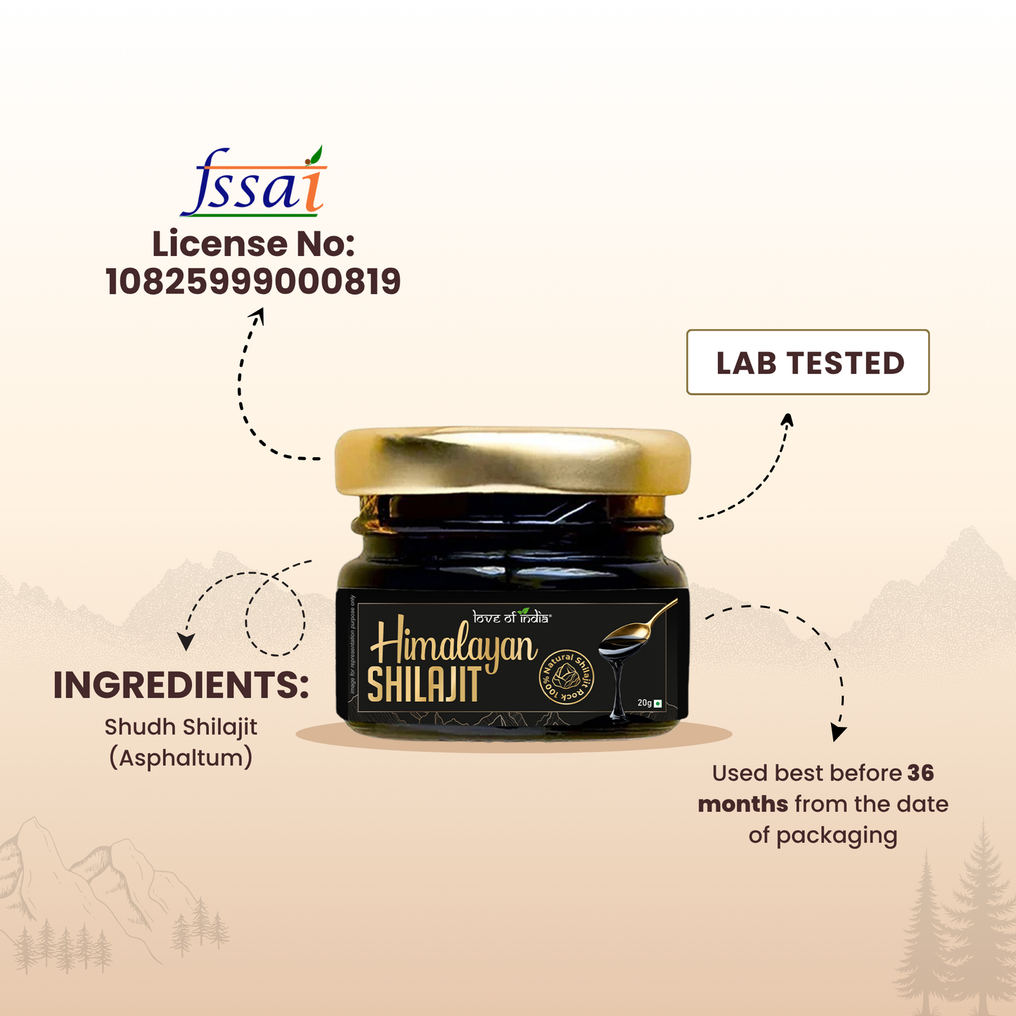 Pure Himalayan Shilajit Resin | Rich in Fulvic Acid & 85+ Minerals | 20g
