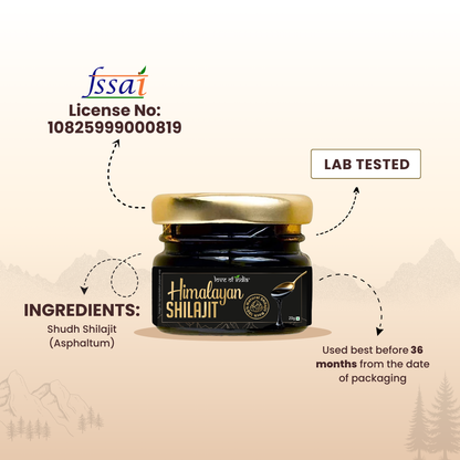Pure Himalayan Shilajit Resin | Rich in Fulvic Acid & 85+ Minerals | 20g