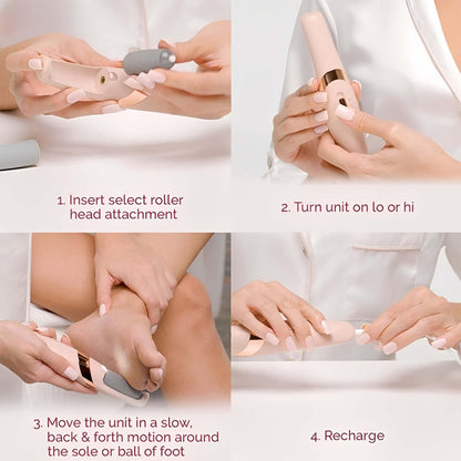 Electric Pedicure Foot File Callus Remover – Smooth & Soft Feet Care