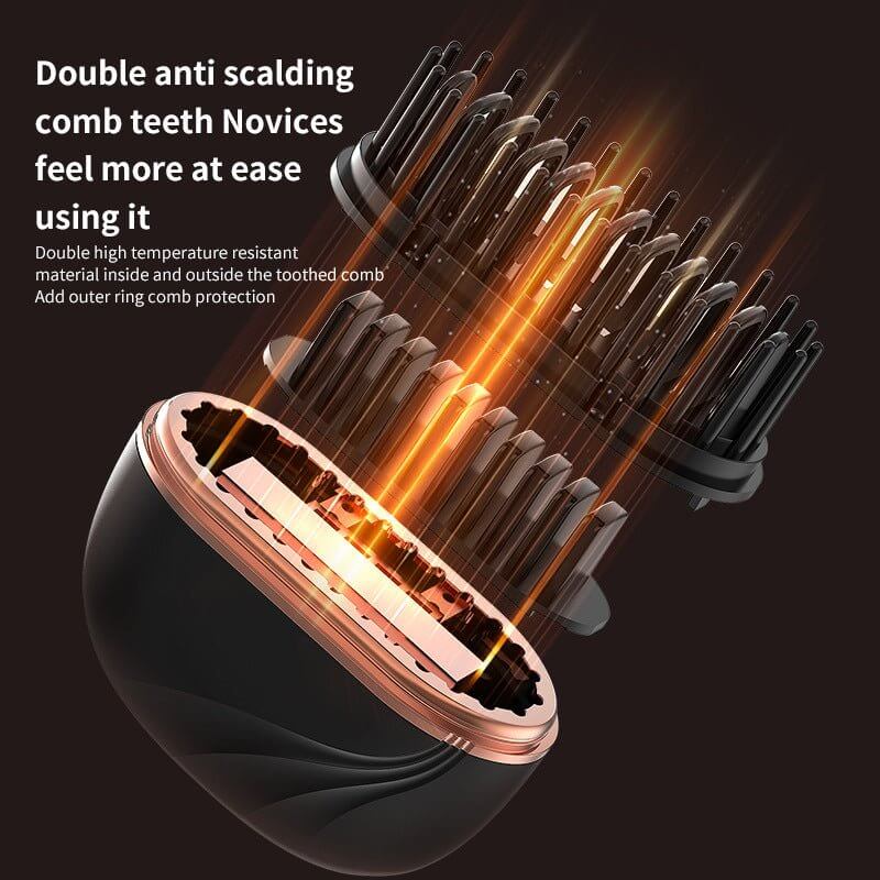 Mini Hair Straightening Comb Wireless Charging Portable Multifunctional Hair Care